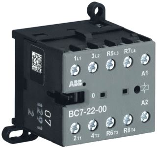 ABB MINI MAGNEETSCHAKELAAR 4 POLIG SPOELCODE (1..6)