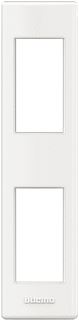 LEGRAND LIVINGLIGHT RECHTHOEKIG AFDEKRAAM WIT 1+1 MODULE