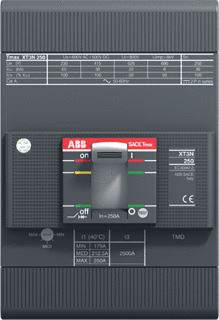 ABB XT3N 250 TMG 63-400 3P F F 