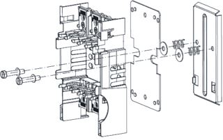 ABB DIN RAILMONT.SET V XLP 00 