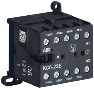 ABB MINI MAGNEETSCHAKELAAR 4 POLIG KC6 SERIE 1.4W 24VDC