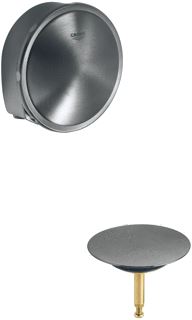 GROHE TALENTOFILL AFBOUWDEEL VOOR BADAFVOER- OVERLOOP- EN VULCOMBINATIE T.B.V. 28991 EN 28990 BRUSHED HARD GRAPHITE 