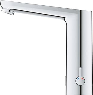 GROHE EUROSMART COSMOPOLITAN E INFRAROOD WASTAFELKRAAN MET MENGING EN INSTELBARE TEMPERATUURBEGRENZER L-SIZE CHROOM 