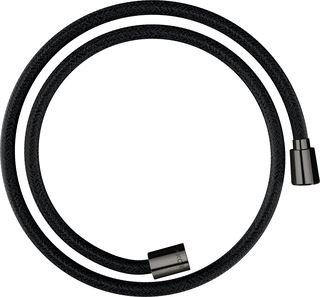 AXOR TEXTILE SHOWER HOSE AXOR 1250MM WITH CONICAL/CYLINDRICAL NUT POLISHED BLACK CHROME