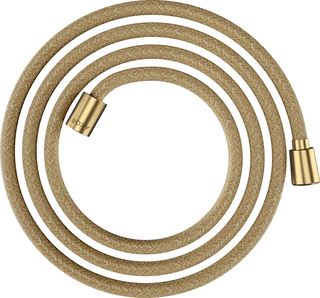 AXOR DOUCHESLANG TEXTIEL 2 M MET KONISCHE EN CYLINDRISCHE MOER BRUSHED GOLD OPTIC