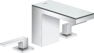 AXOR 3-GATS WASTAFELKRAAN 110 MET AFVOERPLUG/SPIEGELGLAS HROOM/SPIEGELGLAS 