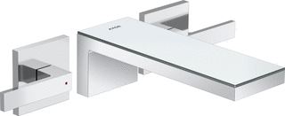 AXOR EENGREEPS WASTAFELKRAAN INBOUW VOOR WANDMONTAGE MET UITLOOP 221 MM/SPIEGELGLAS CHROOM/SPIEGEL GLAS 