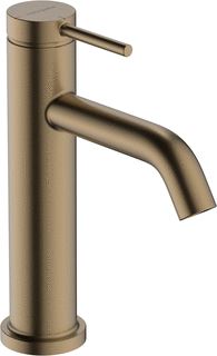 HANSGROHE TECTURIS S 1-GATS WASTAFELKRAAN 110 COOLSTART POP UP MET VASTE UITLOOP VOORSPRONG 11.6CM BRUSHED BRONZE 