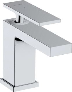 HANSGROHE TECTURIS E 1-GATS WASTAFELKRAAN 80 COOLSTART MET POP-UP TREKWASTE VOORSPRONG 12.2CM CHROOM 