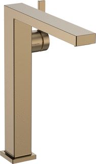 HANSGROHE TECTURIS E 1-GATS WASTAFELKRAAN BM 240 FINE COOLSTART MET PUSH OPEN MET VASTE UITLOOP VOORSPRONG 19.7CM BRUSHED BRONZE 