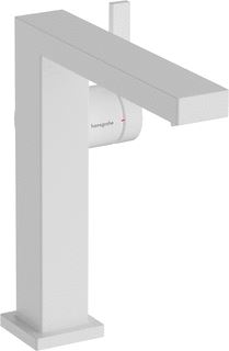 HANSGROHE TECTURIS E 1-GATS WASTAFELKRAAN BM 150 FINE COOLSTART MET PUSH OPEN MET VASTE UITLOOP VOORSPRONG 15.7CM MAT WIT 