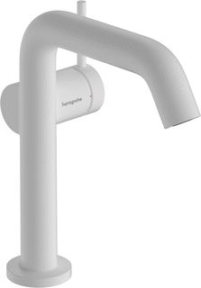 HANSGROHE TECTURIS S 1-GATS WASTAFELKRAAN BM 150 FINE COOLSTART MET PUSH OPEN MET VASTE UITLOOP VOORSPRONG 13.9CM MAT WIT 