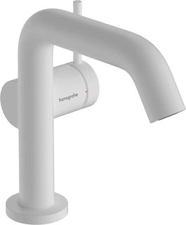 HANSGROHE TECTURIS S 1-GATS WASTAFELKRAAN BM 110 FINE COOLSTART MET PUSH OPEN MET VASTE UITLOOP VOORSPRONG 13CM MAT WIT 