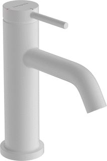 HANSGROHE TECTURIS S 1-GATS WASTAFELKRAAN 80 COOLSTART MET POP-UP TREKWASTE MET VASTE UITLOOP VOORSPRONG 10.8CM MAT WIT