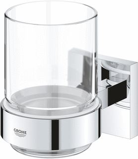 GROHE START CUBE GLAS MET HOUDER CHROOM 