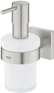 GROHE START CUBE ZEEPDISPENSER MET HOUDER 160ML SUPERSTEEL 