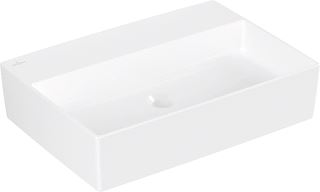 VILLEROY & BOCH MEMENTO 2.0 OPZETWASTAFEL 600 X 420 X 140 MM WHITE ALPINE CERAMICPLUS ZONDER OVERLOOP 