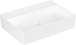 VILLEROY & BOCH MEMENTO 2.0 OPZETWASTAFEL 600 X 420 X 140 MM STONE WHITE CERAMICPLUS ZONDER OVERLOOP 