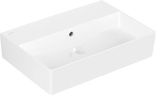 VILLEROY & BOCH MEMENTO 2.0 WASTAFEL 600 X 420 X 135 MM WHITE ALPINE CERAMICPLUS MET OVERLOOP 