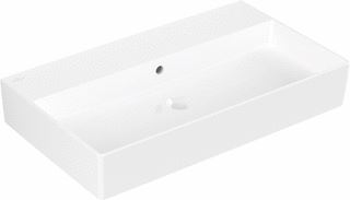 VILLEROY & BOCH MEMENTO 2.0 WASTAFEL 800 X 470 X 140 MM WHITE ALPINE CERAMICPLUS MET OVERLOOP ONGESLEPEN 