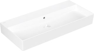 VILLEROY & BOCH MEMENTO 2.0 WASTAFEL 1000 X 470 X 135 MM WHITE ALPINE MET OVERLOOP ONGESLEPEN 