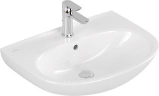 VILLEROY & BOCH O.NOVO WASTAFEL 600 X 460 X 180 MM WHITE ALPINE MET OVERLOOP 