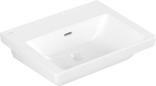 VILLEROY & BOCH SUBWAY 3.0 WASTAFEL 550 X 440 X 165 MM WHITE ALPINE CERAMICPLUS MET OVERLOOP ONGESLEPEN