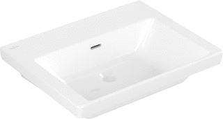 VILLEROY & BOCH SUBWAY 3.0 WASTAFEL 600 X 470 X 165 MM WHITE ALPINE CERAMICPLUS MET OVERLOOP ONGESLEPEN