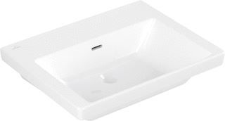 VILLEROY & BOCH SUBWAY 3.0 WASTAFEL 600 X 470 X 165 MM WHITE ALPINE MET OVERLOOP