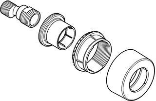 GROHE OVERIGE BADKRAAN MET OMSTEL ZONDER KOPPELINGEN HOH=15CM MAT ZWART 