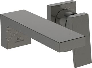 IDEAL STANDARD EXTRA WANDMENGKRAAN 5 L/MIN MET UITLOOP 180 MM 2 OPBOUWDELEN VOOR COMBINATIE MET INBOUWDEEL A1313NU IN MAGNETIC GREY AFWERKING