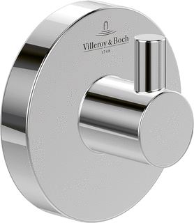 VILLEROY & BOCH WELLNESS ELEMENTS TENDER HANDDOEKHAAK 54 X 32 X 54 MM BRUSHED NICKEL MATT