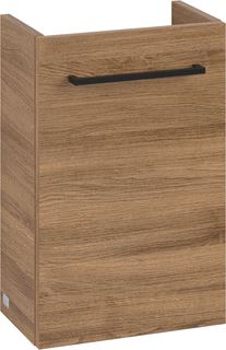 VILLEROY & BOCH WELLNESS AVENTO WASTAFELONDERKAST 1 DEUR 340 X 514 X 234 MM OAK KANSAS GREEP VOLCANO BLACK