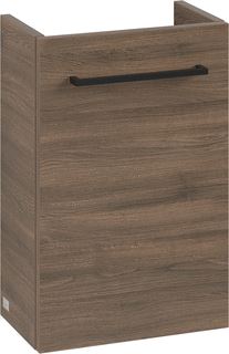 VILLEROY & BOCH WELLNESS AVENTO WASTAFELONDERKAST 1 DEUR 340 X 514 X 234 MM ARIZONA OAK GREEP VOLCANO BLACK