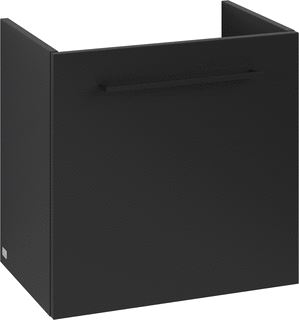 VILLEROY & BOCH WELLNESS AVENTO WASTAFELONDERKAST 1 DEUR 526 X 514 X 384 MM VOLCANO BLACK GREEP VOLCANO BLACK