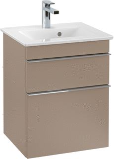 VILLEROY & BOCH WELLNESS VENTICELLO WASTAFELONDERKAST 2 UITTREKLADEN 466 X 590 X 425 MM TAUPE / TAUPE