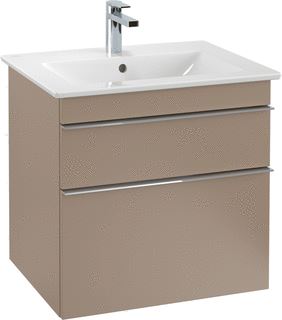 VILLEROY & BOCH WELLNESS VENTICELLO WASTAFELONDERKAST 2 UITTREKLADEN 553 X 590 X 502 MM TAUPE / TAUPE