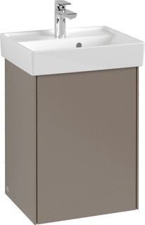 VILLEROY & BOCH WELLNESS COLLARO WASTAFELONDERKAST 1 DEUR 410 X 546 X 344 MM WHITE OAK GREEP WHITE MATT