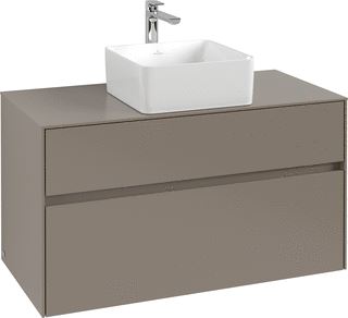 VILLEROY & BOCH WELLNESS COLLARO WASTAFELONDERKAST MET VERLICHTING 2 UITTREKLADEN 1000 X 548 X 500 MM WHITE OAK / WHITE OAK