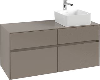 VILLEROY & BOCH WELLNESS COLLARO WASTAFELONDERKAST MET VERLICHTING 4 UITTREKLADEN 1200 X 548 X 500 MM WHITE OAK / WHITE OAK