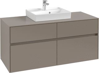 VILLEROY & BOCH WELLNESS COLLARO WASTAFELONDERKAST MET VERLICHTING 4 UITTREKLADEN 1200 X 548 X 500 MM WHITE OAK / WHITE OAK