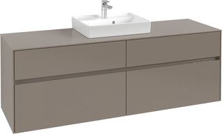 VILLEROY & BOCH WELLNESS COLLARO WASTAFELONDERKAST 4 UITTREKLADEN 1600 X 548 X 500 MM WHITE OAK / WHITE OAK