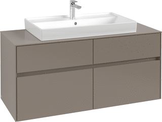 VILLEROY & BOCH WELLNESS COLLARO WASTAFELONDERKAST MET VERLICHTING 4 UITTREKLADEN 1200 X 548 X 500 MM WHITE OAK / WHITE OAK