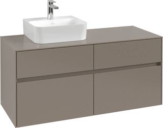 VILLEROY & BOCH WELLNESS COLLARO WASTAFELONDERKAST MET VERLICHTING 4 UITTREKLADEN 1200 X 548 X 500 MM WHITE OAK / WHITE OAK