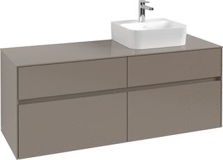 VILLEROY & BOCH WELLNESS COLLARO WASTAFELONDERKAST 4 UITTREKLADEN 1400 X 548 X 500 MM WHITE OAK / WHITE OAK