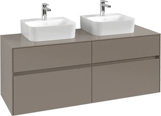 VILLEROY & BOCH WELLNESS COLLARO WASTAFELONDERKAST 4 UITTREKLADEN 1400 X 548 X 500 MM WHITE OAK / WHITE OAK