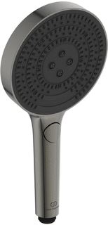 IDEAL STANDARD IDEALRAIN SOLOS HANDDOUCHE 130 MM 3 FUNCTIES IN MAGNETIC GREY AFWERKING