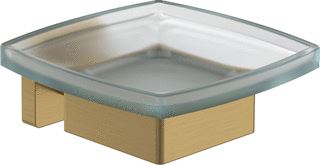 VILLEROY & BOCH WELLNESS ELEMENTS STRIKING ZEEPSCHAAL BRUSHED GOLD