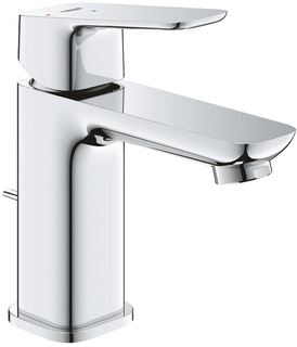 GROHE CUBEO 1-GATS WASTAFELKRAAN S-SIZE MET WASTE CHROOM 