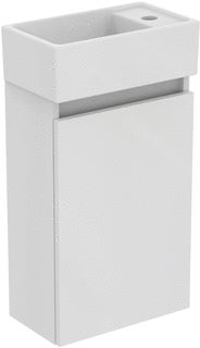 IDEAL STANDARD TIEMPO | MEUBEL PACK 370X210X670 MM IN WIT AFWERKING 1 KRAANGAT ZONDER OVERLOOP 1 DEUR